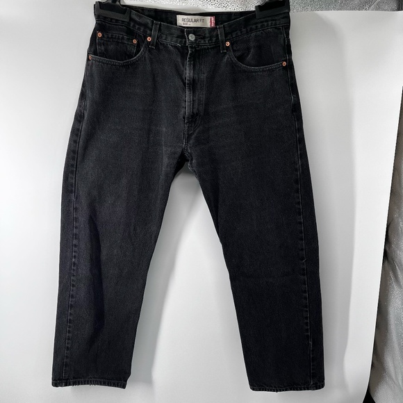 Levi's Other - Levi's Men's 505  Dark Gray Regular Fit Jeans 38x30